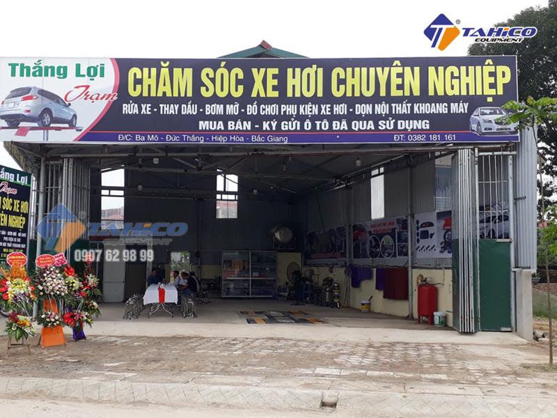 Bàn giao trung tâm chăm sóc xe hơi Thắng Lợi – Bắc Giang