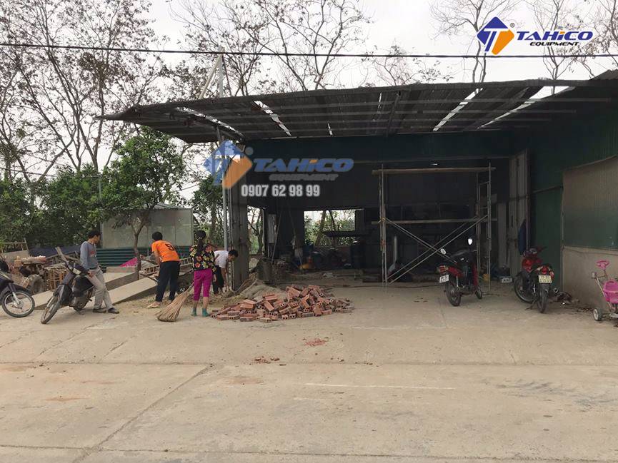 Hoàn thiện tiệm rửa xe cho anh Hưng – Vĩnh Phúc