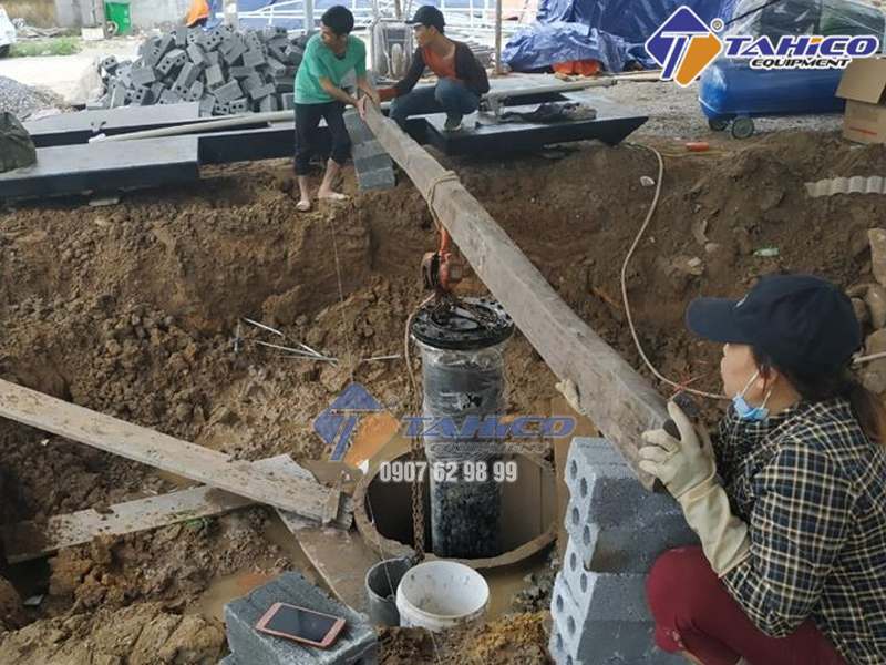 Thi công lắp đặt tiệm rửa xe chị Hòa ở Hải Phòng
