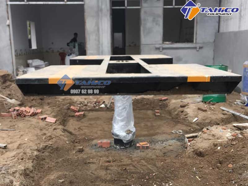 Lắp đặt cầu nâng 1 trụ rửa xe shark của anh Đức tại Thái Bình