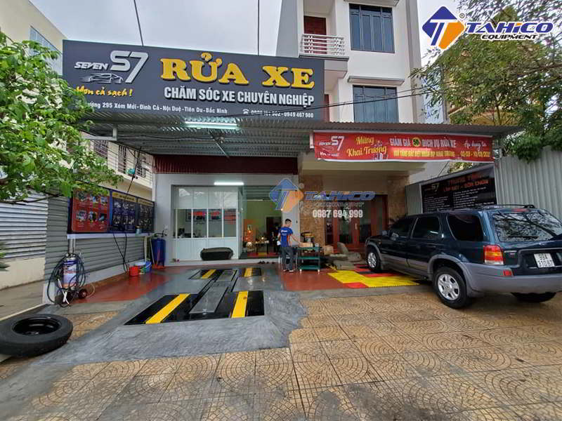 Hoàn Thiện Tiệm Rửa Xe Cho Anh Hiển Tại Bắc Ninh
