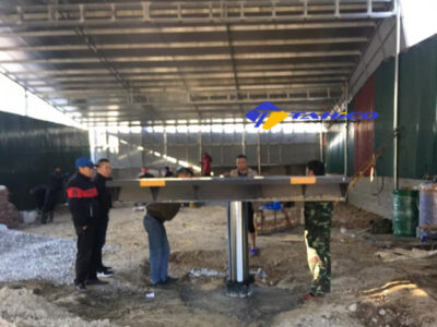 Lắp đặt cầu nâng cho tiệm anh Sơn tại Hà Giang.