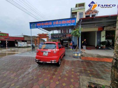 Lắp đặt tiệm rửa xe cho anh Nam tại Hải Dương