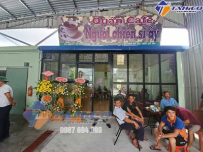 Lắp đặt các thiết bị rửa xe cho tiệm của anh Tuấn ở Nam Định