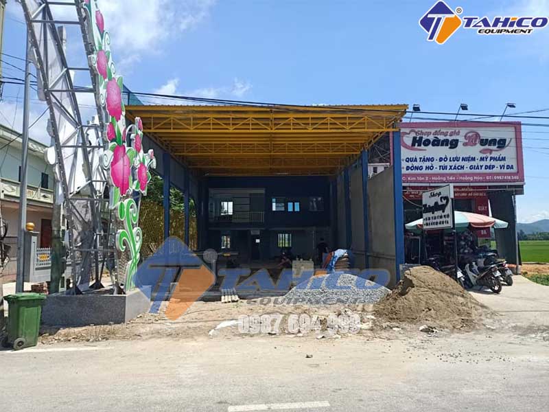 Lắp đặt trạm rửa xe cho anh Dũng ở Thanh Hóa