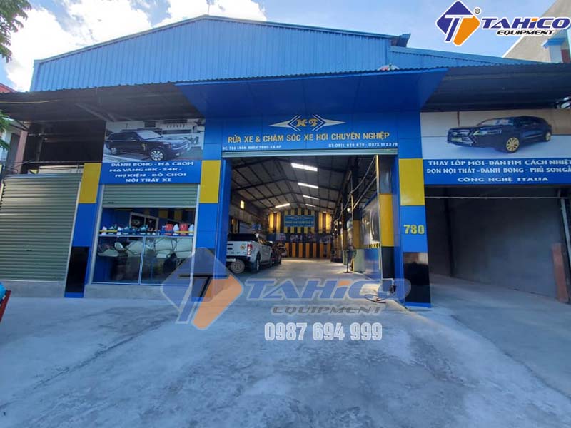 Hoàn thiện lắp đặt cho Trung tâm X9 Auto Spa ở Hải Phòng