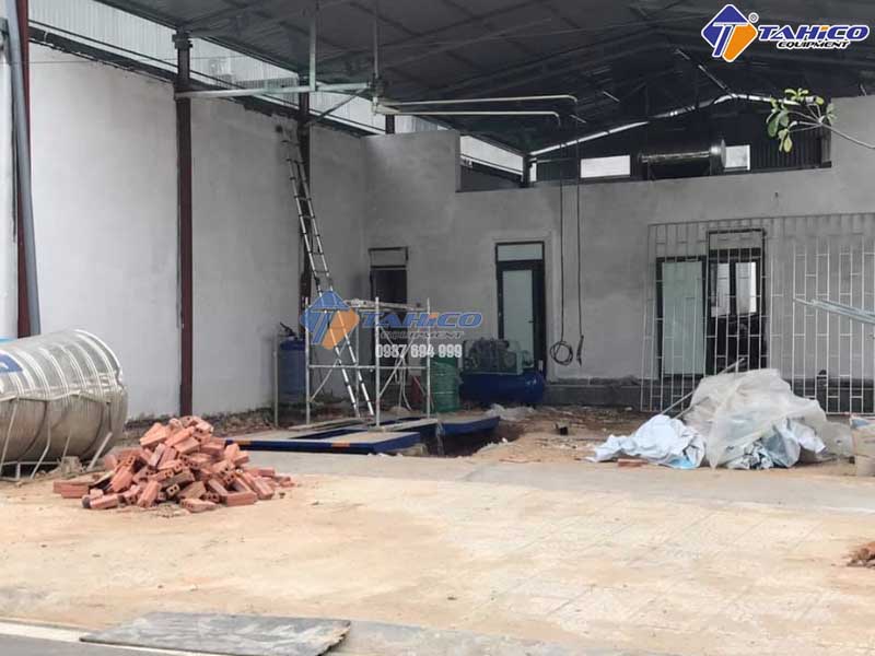 Hoàn thiện lắp đặt cầu nâng 1 trụ Shark chữ I cho anh Kết ở Bình Liêu – Quảng Ninh