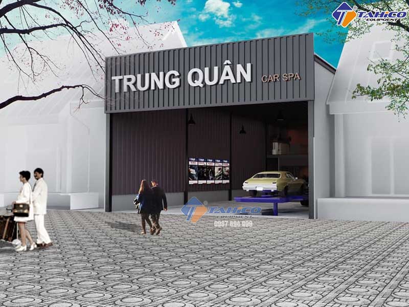Hoàn thiện trung tâm chăm sóc xe Trung Quân ở Mộc Châu – Sơn La