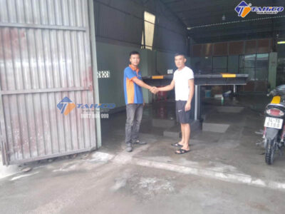 Hoàn thiện tiệm rửa xe cho em Hoàng ở Uông Bí – Quảng Ninh