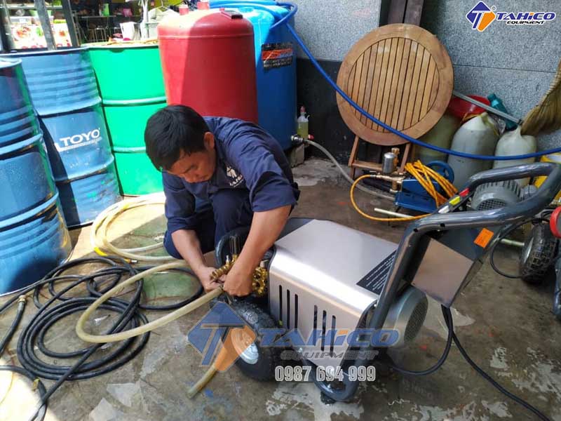 Chỉnh áp suất máy rửa xe ĐÚNG KĨ THUẬT