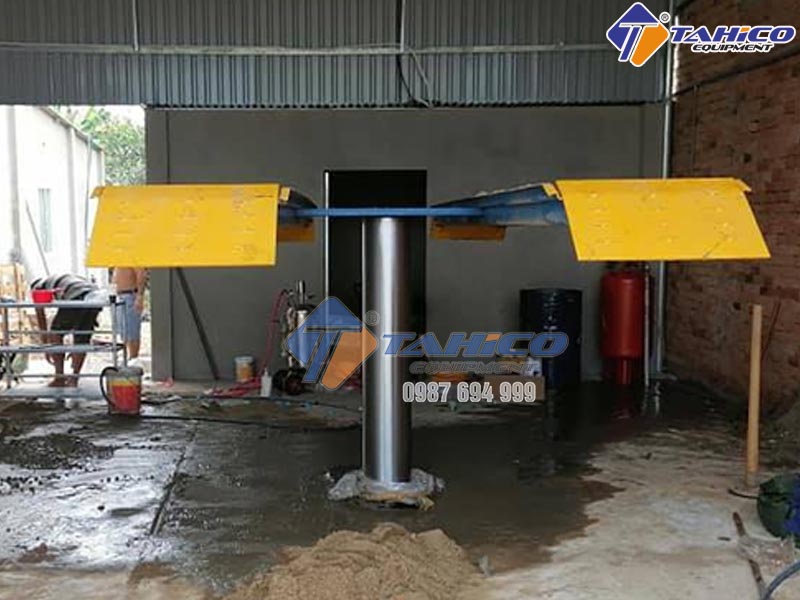 [ Kiến thức] Kích thước cầu nâng một trụ rửa xe ô tô