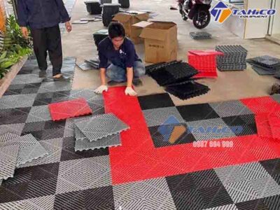 Kinh nghiệm thi công lắp đặt tấm lót sàn rửa xe CHUẨN