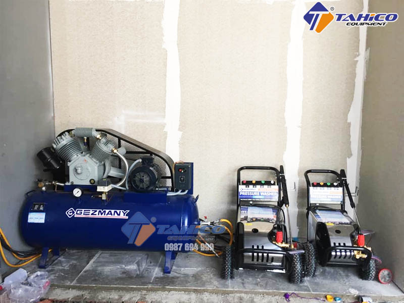 Mua máy nén khí rửa xe ô tô chọn như thế nào?