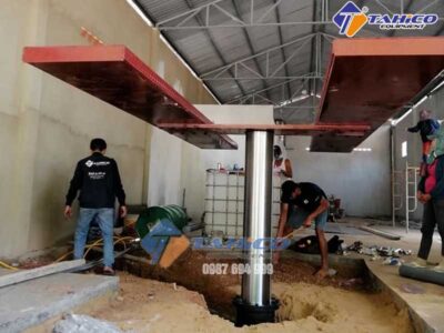 Cấu tạo và nguyên lý hoạt động của cầu nâng 1 trụ