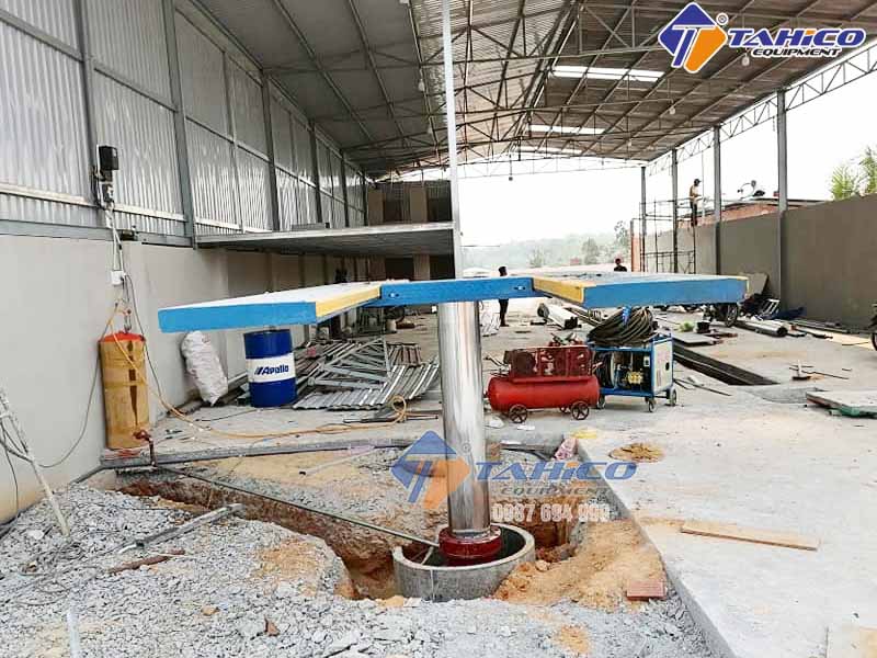 Cách đào hố móng cầu nâng 1 trụ rửa xe ĐÚNG KỸ THUẬT