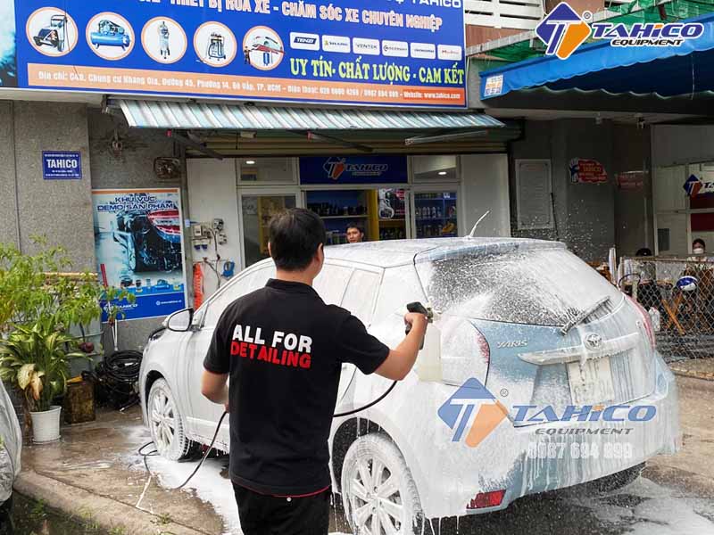 Giải pháp cho tiệm rửa xe đông khách – quá tải ngày tết