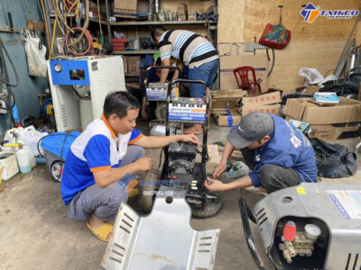 Máy rửa xe bị yếu – Hướng xử lý nhanh