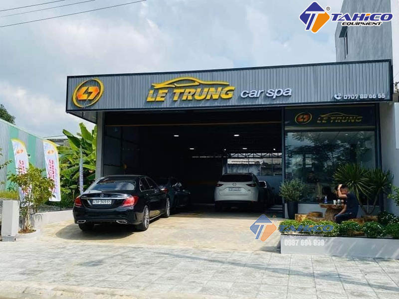 Thi công mặt bằng trung tâm chăm sóc ô tô chuẩn xác