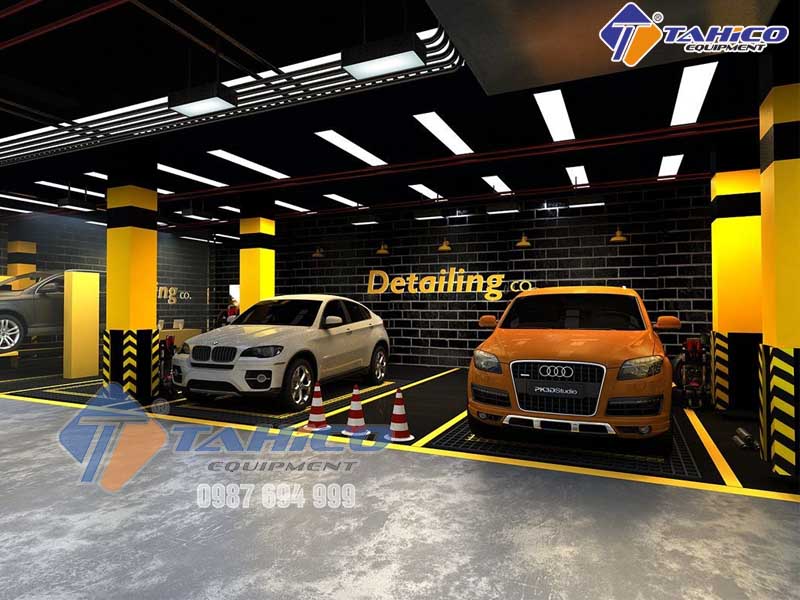 Xu hướng thiết kế trung tâm rửa và chăm sóc xe hơi