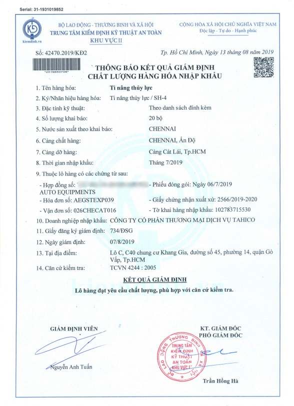 Cầu nâng 1 trụ rửa xe Shark đạt tiêu chuẩn chất lượng xuất nhập khẩu