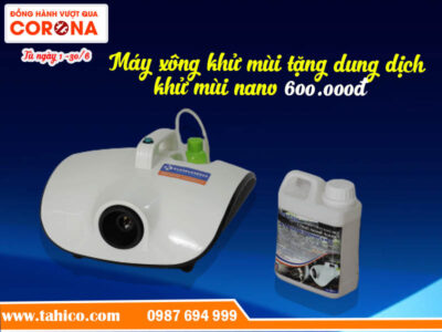 [TRỌN BỘ 2.200.000 vnđ] Mua máy xông khử khuẩn ô tô – Tặng dung dịch nano