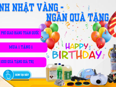 Mừng sinh nhật Tahico- khuyến mãi siêu hấp dẫn