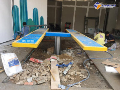 Kinh nghiệm nhận biết cầu nâng 1 trụ giá rẻ kém chất lượng