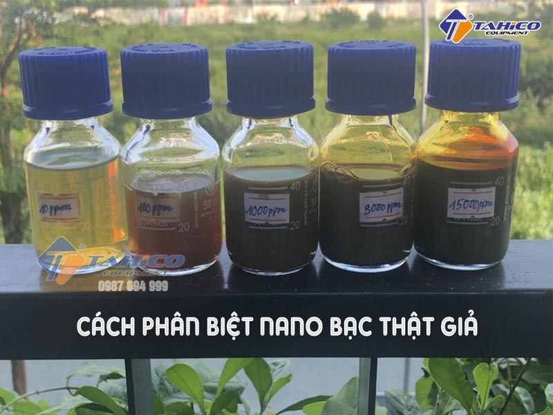 Cách phân biệt dung dịch Nano bạc thật với Nano bạc giả