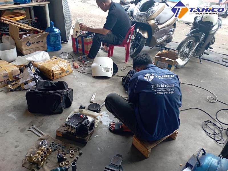Sử dụng phụ kiện máy rửa xe không thương hiệu làm giảm tuổi thọ máy