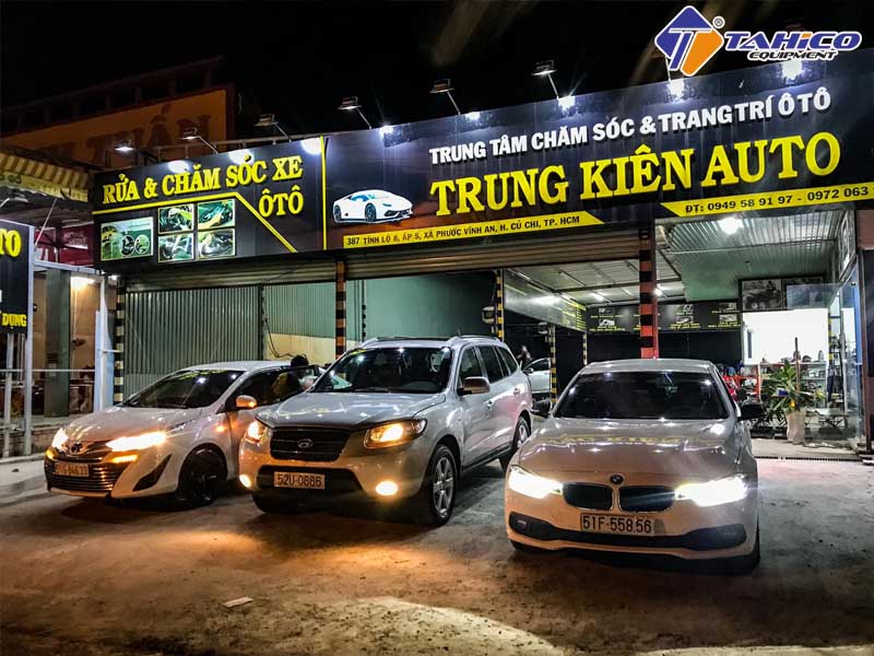 Bảng hiệu chăm sóc xe – Thu hút khách hàng