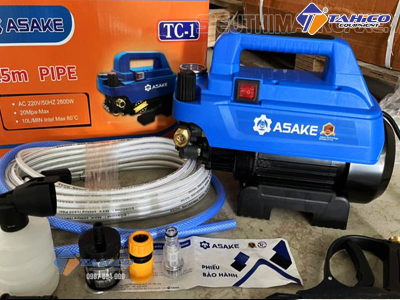 Máy rửa xe Asake – Thương hiệu nhiều tiềm năng