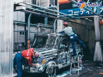Quy trình rửa xe công nghệ Nhật Bản