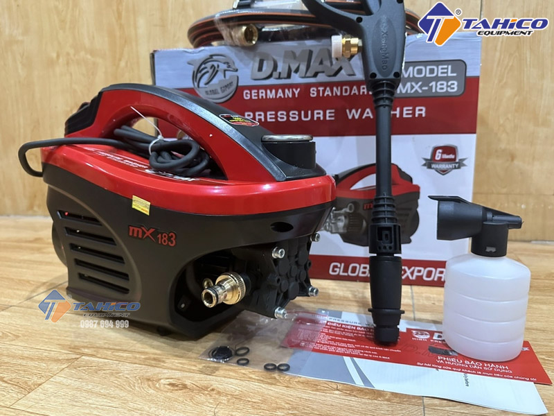 Máy rửa xe Dmax- Cẩm nang thông tin sản phẩm