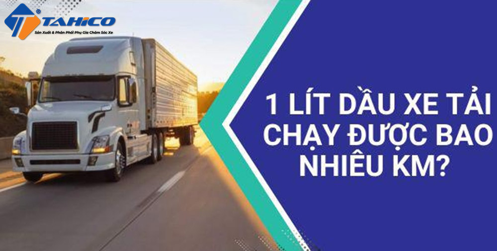 Xe tải 1 lít dầu đi được bao nhiêu km?