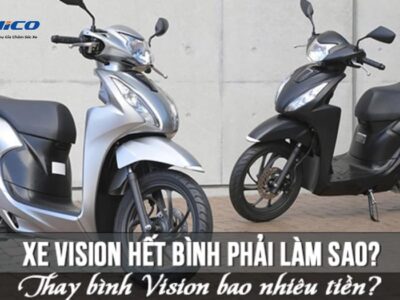 Dấu Hiệu Xe Vision Hết Bình | Đề Không Nổ, Tạch Tạch, Không Lên Đèn