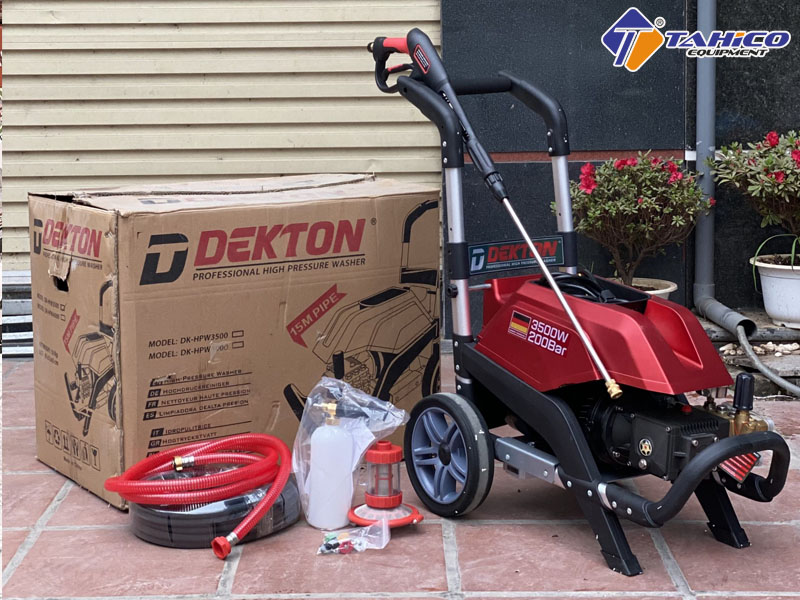 REVIEW Máy rửa xe Dekton 3500w