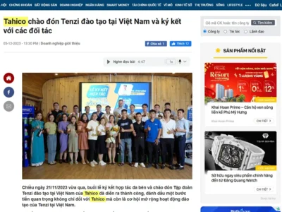 Báo CafeF: Tenzi Hợp Tác Với Tahico Và Đối Tác Khác