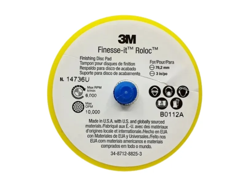 Đế gai đánh bóng 3M Finesse-It Roloc Finishing Disc Pad 3 inches 14736