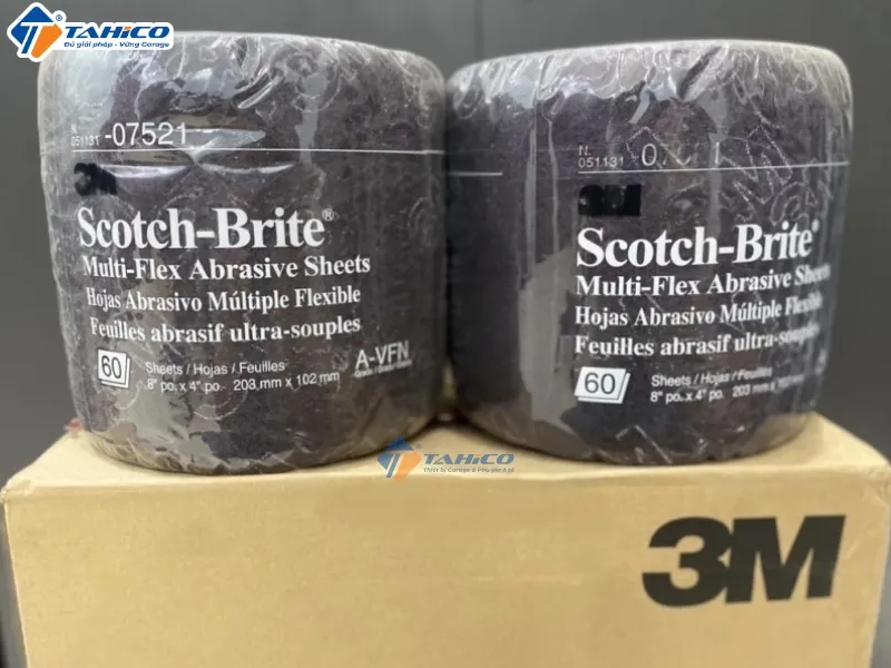 Miếng chà nhám bùi nhùi 3M Scotch-Brite 8 inches x 4 inches