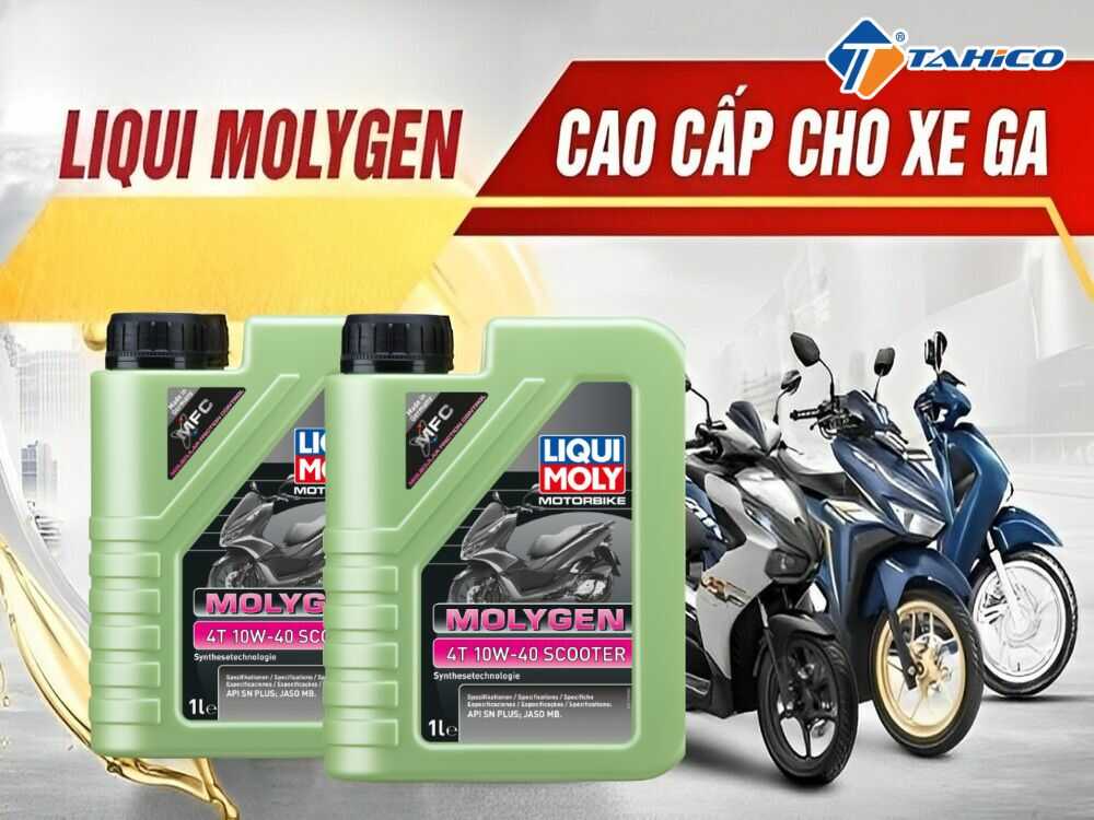 Nhớt xe máy 4T 10W40 Molygen Scooter Liqui Moly