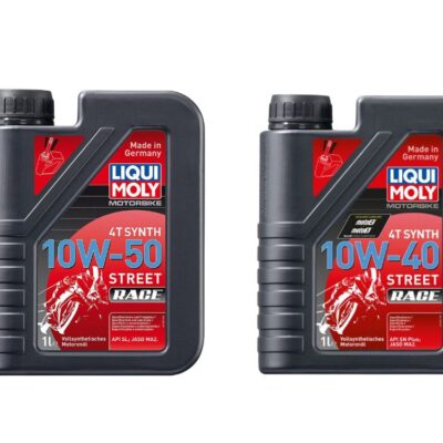 Nhớt xe máy 4T Synth 10W40, 10W50 Street Race Liqui Moly