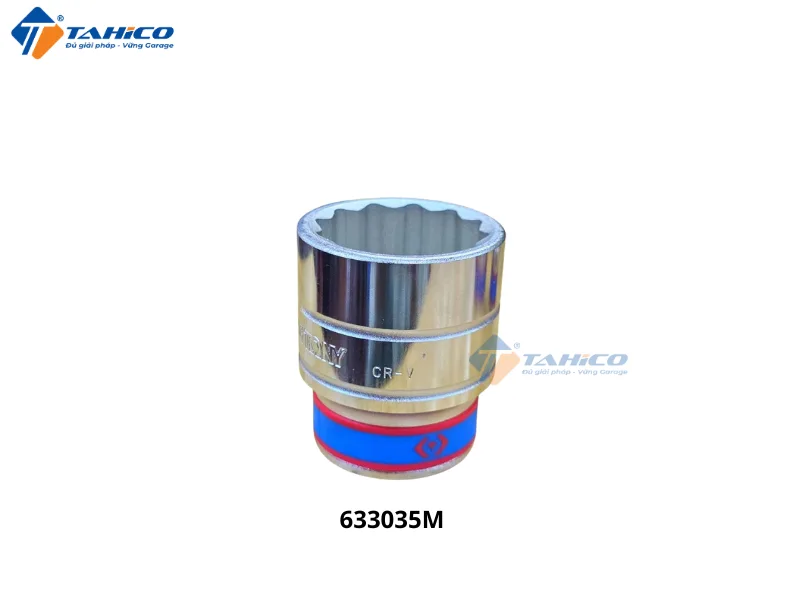 Hình ảnh sản phẩm Khẩu tuýp 3/4" Kingtony 633035M/633036M 12 cạnh, Trắng, Dài 58mm | 35mm 36mm
