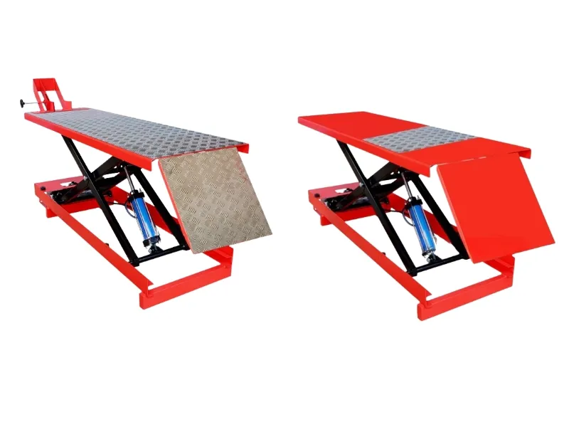Bàn nâng xe máy Lộc Phát BNXMLP đặt nổi hoặc âm nền