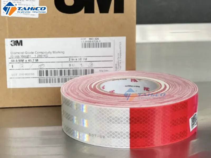 Băng keo phản quang kim cương 3M 983-10 cao cấp 2in×50m