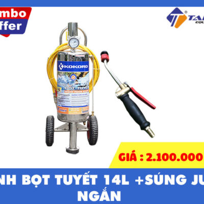 Bình bọt tuyết Kokoro và súng Jully