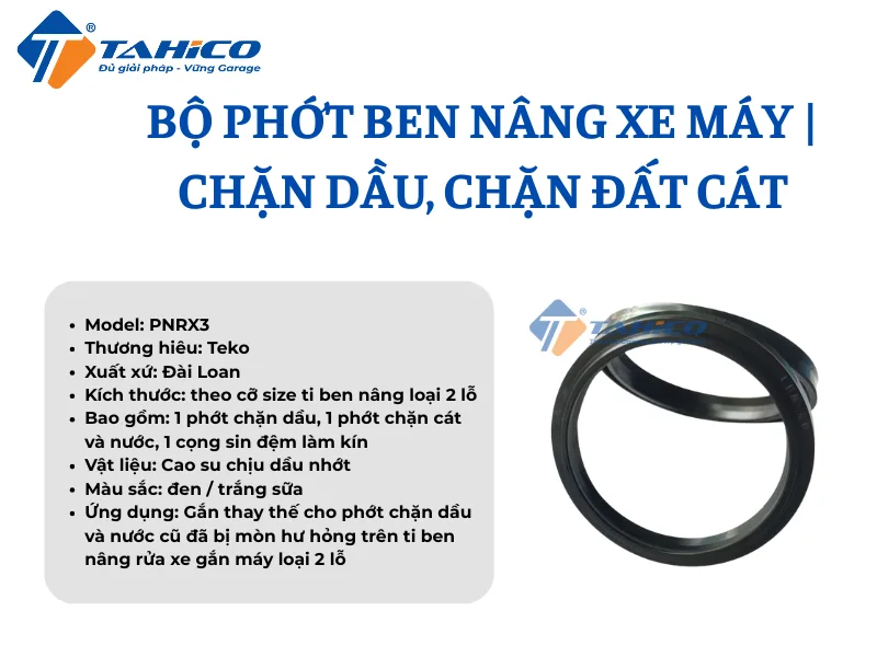 Hình ảnh sản phẩm Phốt ben nâng xe máy và bộ phớt chặn dầu