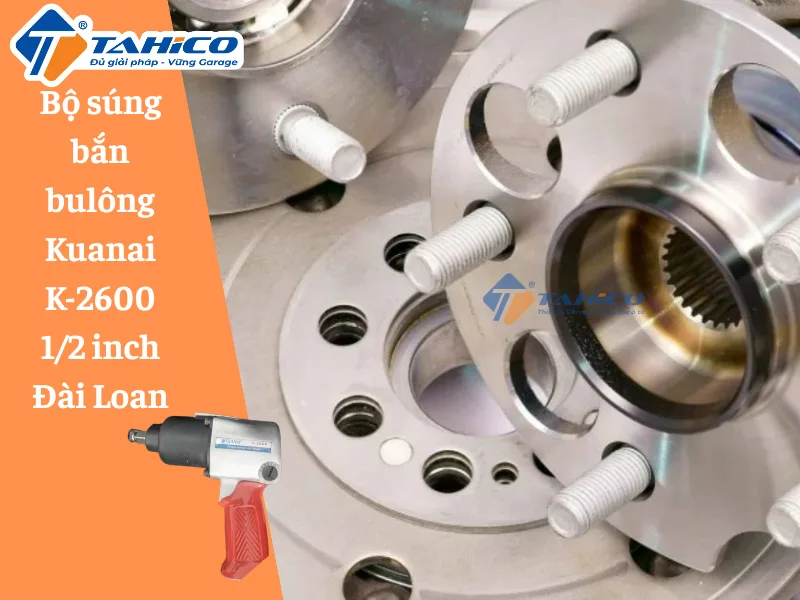 Hình ảnh sản phẩm Bộ súng bắn bulông Kuanai K-2600 1/2 inch Đài Loan