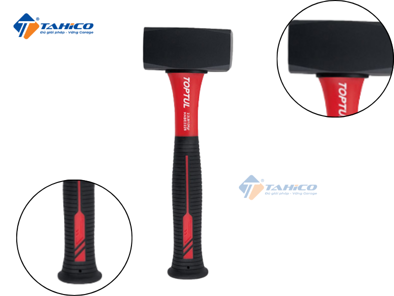 Hình ảnh sản phẩm Búa cao cấp Toptul HABE2226 đầu búa dài 40mm