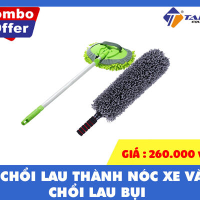 CHỔI LAU THÀNH NÓC Ô TÔ VA LAU BUI