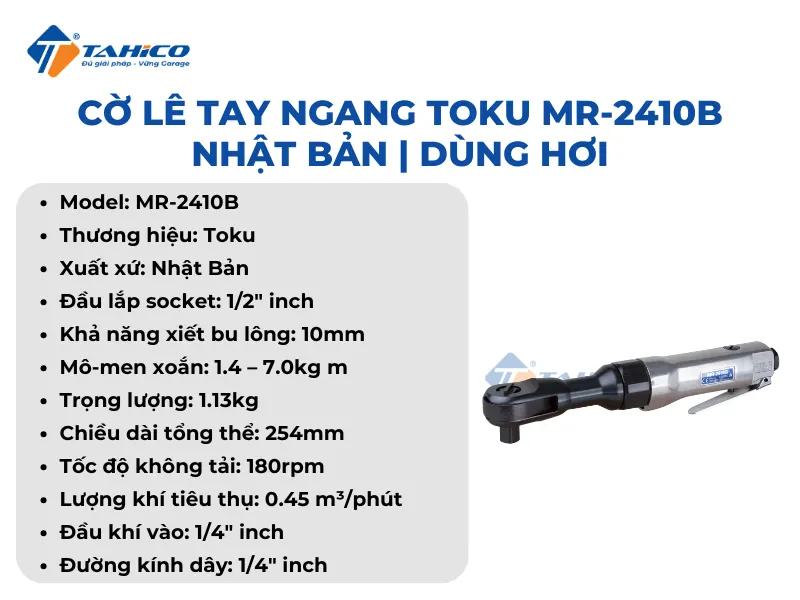 Đặc điểm tính năng Toku MR-2410B